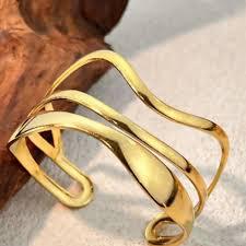 Golden Wave Cuff
